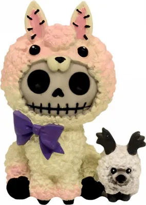 Produktbild von Kleine Alpaca Furrybones Figur für Sammler