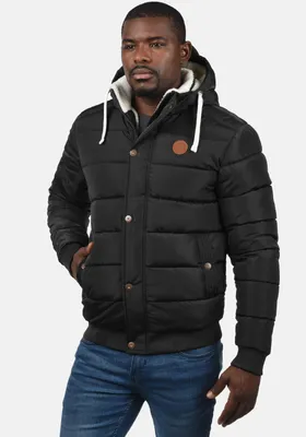 Produktbild von BLEND BHFrederico Herren Winterjacke Steppjacke warme Jacke gefüttert mit Kapuze Kordelzug Eingrifftaschen Regular fit