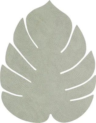 Produktbild von LIND DNA HIPPO Tischset Monstera Leaf L olive green 42 x 35