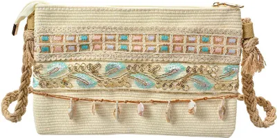 Obrázok produktu pre Juleeze JZBG0320, boho kabelka s výšivkou, béžová, 30 x 3 x 18 cm