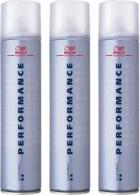 Obrázek produktu pro Wella Performance 3 x 500 ml sada laků na vlasy s extra silnou fixací