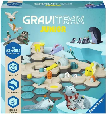 Produktbild von Ravensburger GraviTrax Junior Starter-Set L Ice Spielzeug-Murmelbahn