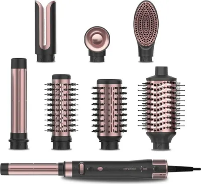 Produktbild von Cecotec Haarglätter 8 Aufsätze CeramicCare 8in1 AirGlam Gyro. 1500 W Hair"
