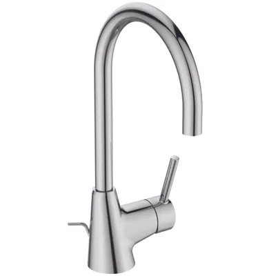 Produktbild von Ideal Standard Waschtischarmatur Ceraline hoher Auslauf, Ausladung 160mm BC195AA Chrom