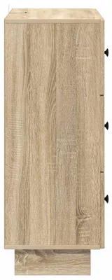 Produktbild von vidaXL Schubladenschrank Sonoma-Eiche 66 x 34,5 x 90 cm Holzwerkstoff