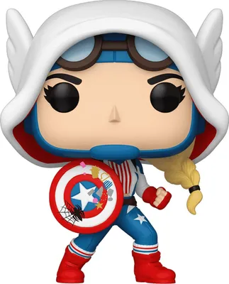 Produktbild von Funko Pop! Marvel - Figurina Kapitan Gwen, Winylowa Figurka, Oficjalny Produkt Premium