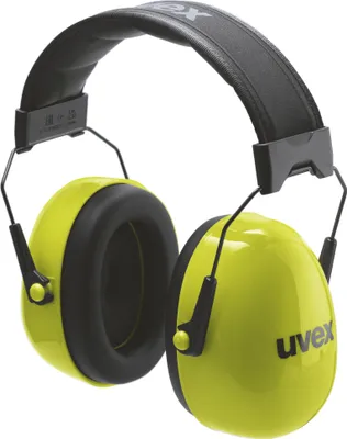 Produktbild von uvex Kapselgehörschutz K20 Hi-Viz 2630021 gelb SNR 33 dB Größe L, M, S