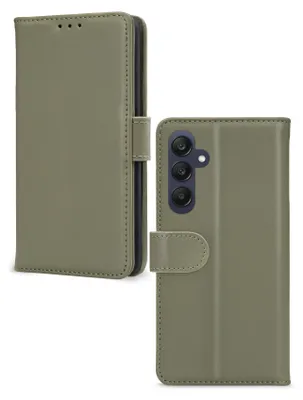 Produktbild von Mobilize Premium Gelly Wallet Handyhülle für Samsung Galaxy A25 Hülle Klapphülle Geldbörse - Grün