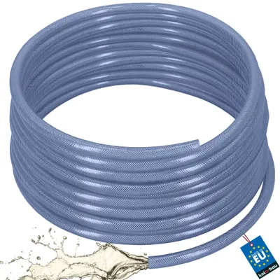 Produktbild von KOTARBAU® PVC-Schlauch ø 19mm / 3mm Druckluftschlauch 50m Wasserschlauch PVC Gewebeschlauch Kompressorschlauch Chemikalienschlauch Transparent Blau