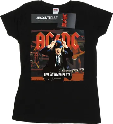Produktbild von AC/DC - "Live At River Plate Columbia Records" T-Shirt für Damen BI4067 (XL) (Schwarz)