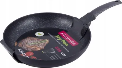 Produktbild von Marmorpfanne, dick, 26 cm, Induktion, KAMILLE