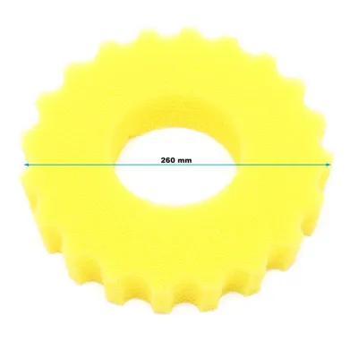 Produktbild von SunSun Ersatzteil für Druckteichfilter CPF-10000 Schwamm gelb, Teichdruckfilter UVC-Lampe 11 W, 10000 l/h Teichfilteranlage