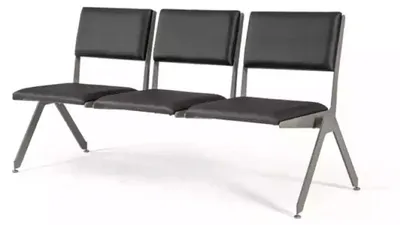 Produktbild von Schwarz Sitzbank Büro Möbel Arbeitszimmer Bank Sitz Sitzbänke 170x61