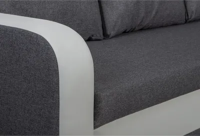 Produktbild von KomfortWelt24 Ecksofa mit Schlaffunktion und praktischem Bettkasten - Bequemer Eckcouch 214x140 cm L-Form CONDI Braun/Weiß