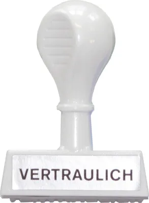 Produktbild von Textstempel -Vertraulich- Packung mit 6 Stück