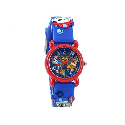 Image de Montre-bracelet Paw Patrol Spin Master pour enfants, bracelet, bague avec Chase et Marshall, neuf