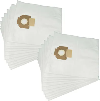 Produktbild von vhbw 20x Staubbeutel kompatibel mit Nilfisk Alto Attix 30, Attix 30-01, Attix 30-01 PC, Attix 30-11 PC Staubsauger - 49,2cm x 37,5cm Weiß