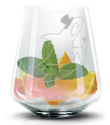Produktbild von Mr. & Mrs. Panda Tumbler Orca Zylinder - Transparent - Geschenk, Trinkglas, Cocktail Glas, Fest, Konfetti, Whiskyglas, Meer, Cocktailglas, Glückwunsch, Narwal, Geburtstag