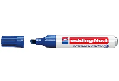 Produktbild von Edding No.1, Meißel, Blau, Aluminium, Multi, 1 mm, 5 mm