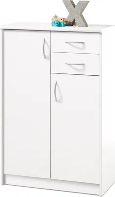 Image de Kommode >Olli< in Weiß - 74x112x35cm (BxHxT)