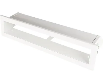 Produktbild von Kaminrost 40x6cm weiß pulverbeschichtet für Kamineinsatz