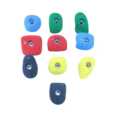 Produktbild von Sport-Thieme Klettergriff-Set "Ziffern", Mit Befestigungsmaterial für Indoor-Kletterwand