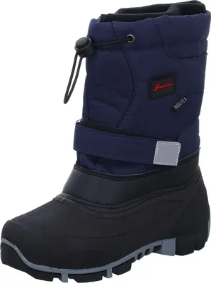 Produktbild von Sneakers Jungen-Tex-Allwetterstiefel Warmfutter Blau-Schwarz, Farbe:blau, EU Größe:38