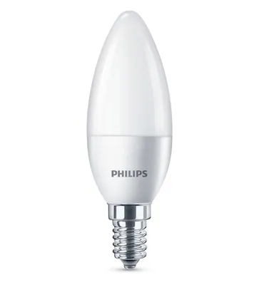 Produktbild von Philips Kerze 8718696474983, 5,5 W, 40 W, E14, 470 lm, 15000 h, Warmweiß