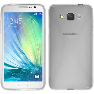 Produktbild von PhoneNatic Case kompatibel mit Samsung Galaxy Grand 3 - clear Silikon Hülle X-Style + 2 Schutzfolien