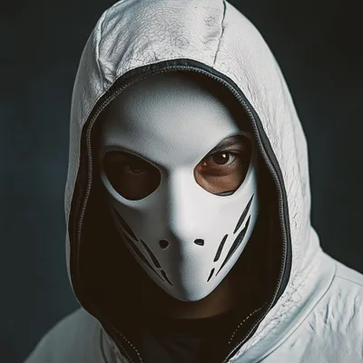 taktische Schädel-Assassinen-Maske – Decords 3D-Kostümartikel, Produktansicht 1