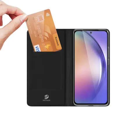 Produktbild von Dux Ducis Skin Pro Case Mit Klappe Und Kartenfach Für Samsung Galaxy A55 5G - Schwarz