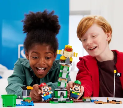 Zdjęcie produktu dla LEGO Super Mario Boss Sumo Bro i przewracana wieża — zes. dodatkowy, Zestaw do budowania, 6 lat(a), Plastik, 231 szt., 320 g