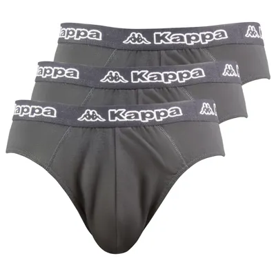 Produktbild von Kappa Herren Men Slips Unterhosen Unterwäsche Größe L 4er Set schwarz