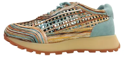 Immagine prodotto di Scarpe da ginnastica da donna, modello stringato, sportive, multicolore, per il tempo libero