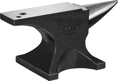 Immagine prodotto di Incudine in acciaio fuso da 10 kg, nera, 32x8x11 cm