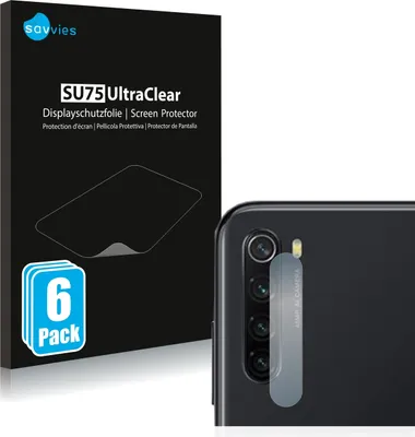 Produktbild von 6x Für Xiaomi Redmi Note 8 2021 (NUR Kameraschutz) Schutzfolie Savvies Displayschutz Display Schutz Folie Klar Transparent