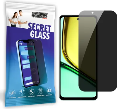 Zdjęcie produktu dla Szkło prywatyzujące GrizzGlass SecretGlass dla Realme C67 4G