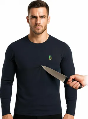 Produktbild von Stichschutzbluse, Größe S-M, Schwarz