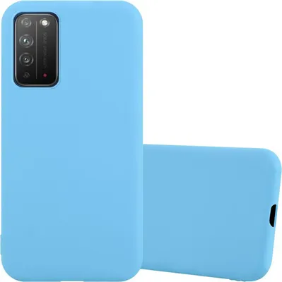 Produktbild von Cadorabo Hülle für Honor X10 Schutzhülle in Blau Handyhülle TPU Silikon Etui Case Cover
