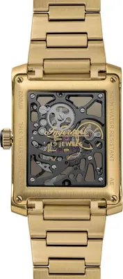 Produktbild von INGERSOLL Herrenuhr Handaufzugsuhr gold / schwarz onesize Herren 33,7 mm I17001, I17002