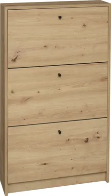 Image de Schuhkipper >Flap< in asteiche, Holzwerkstoff - 60x104x16cm (BxHxT)