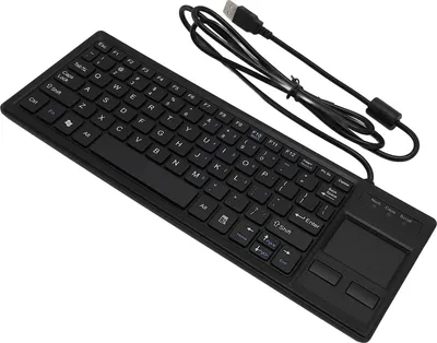 Obrázek produktu pro Mechanická klávesnice USB Voděodolná integrovaná dotyková průmyslová klávesnice s touchpadem pro notebook PC