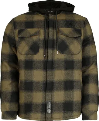 Image de West Coast Choppers Hell Bent Flannel Veste à capuche Noir XL Hommes Noir XL