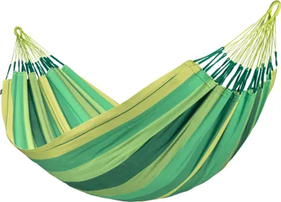 Produktbild von La Siesta Hängematte MODESTA jungle grün aus Baumwolle Doppelhängematte