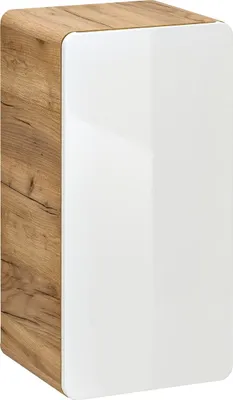 Produktbild von Badezimmer Hängeschrank 68x35x32 cm FERMO Weiss Hochglanz