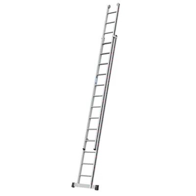 Produktbild von Euro-Profi Schiebeleiter 2-tlg. Mod. S302 - Sprossenanzahl: 2 x 13, Länge max.: ca. 6,60 m