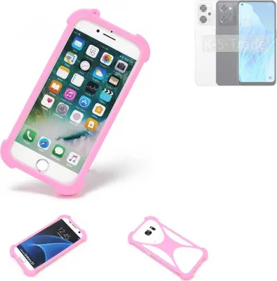 Produktbild von K-S-Trade Handy Hülle kompatibel mit Oppo Reno9 A Schutz Hülle Bumper Silikon Schutz Hülle Cover Case Silikoncase Silikonbumper TPU Softcase
