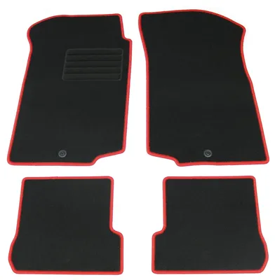Produktbild von Fußmatten-Set für VW Golf 2, 09/1987-08/1991, 4-teilig, Schwarz