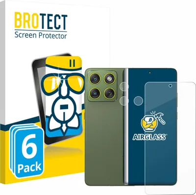 Produktbild von 6x BROTECT Schutzglas für Motorola Edge 70 (Display+Kamera) Schutzfolie Panzer Folie Glas Display Schutz klar