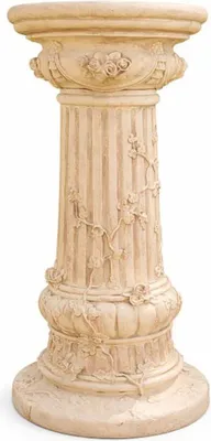 Produktbild von Casa Padrino Barock Säule Beige H. 78 cm - Barock Garten Deko Accessoires